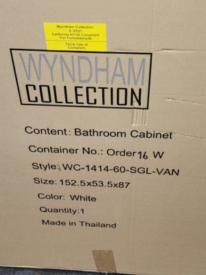 60" Single Bathroom Vanity - Image 4